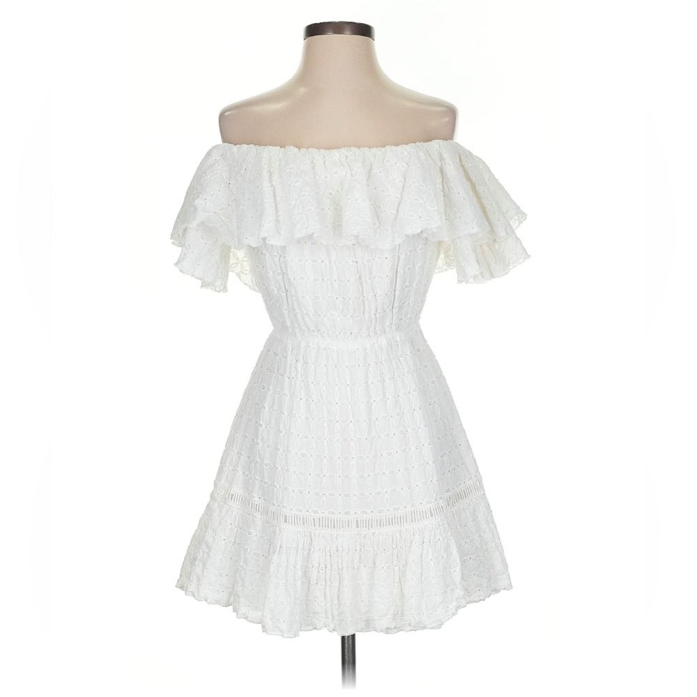 Free People Eyelet off the shoulder dress, XS